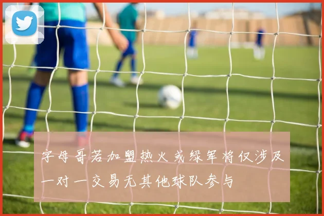 字母哥若加盟热火或绿军将仅涉及一对一交易无其他球队参与